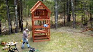 Highlander swing set installation [upl. by Ruffin]