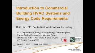 Intro to Commercial Building HVAC Systems and Energy Code Requirements [upl. by Esiralc]