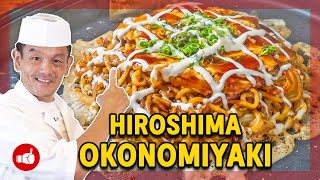 The Best OKONOMIYAKI You’ve Never Tried  Hiroshima Okonomiyaki [upl. by Ferretti]