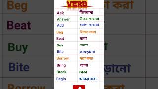 Word Book english to Bengali Meaning [upl. by Hubey]