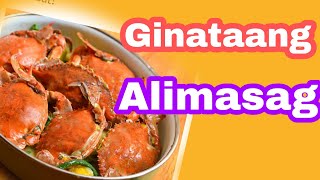 HOW TO COOK GINATAANG ALIMASAG RECIPE andeng channel [upl. by Mharg]