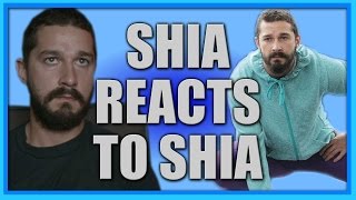 Shia LaBeouf Reacts To Shia LaBeouf SKETCH [upl. by Hollinger685]