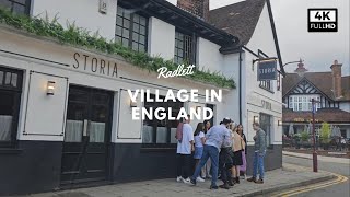 Radlett Village Drive 4K  ENGLAND [upl. by Doolittle]