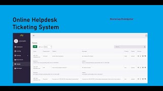 Online Helpdesk Ticketing System [upl. by Aihsetel565]