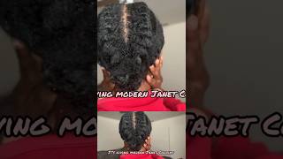 Elegant Ballet Hair For Coarse Hair Textures🤩✨ naturalhair hairtutorial ballet [upl. by Eelannej]