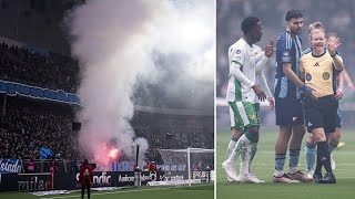 Skandalscener I Derbyt Mellan Hammarby amp Djurgården [upl. by Jagir]