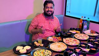 Unlimited 101 Food Items in Surat  Indian Street Food  Octant Pizza Mota Varachha [upl. by Lev]