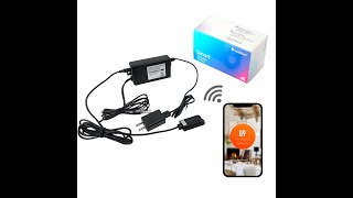 How to connect Durablow SH3002 Gas Fireplace WiFi Smart Home Thermostat Remote Control [upl. by Hayifas226]