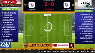 SAPRISSA VS SAN CARLOS EN VIVO 🛑 COSTA RICA  Apertura  Cuartos de final [upl. by Nahsrad512]