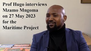 MARITIME STUDIES Interview with Mzamo Mngoma Maritime Economics teacher [upl. by Heydon340]