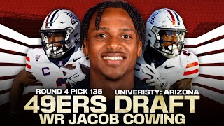 49ers reaction Why SF drafted another SPEEDY WR Jacob Cowing [upl. by Joris]