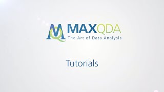 2015 MAXQDA 12 Transcription of Audio and Video Data [upl. by Gasperoni]