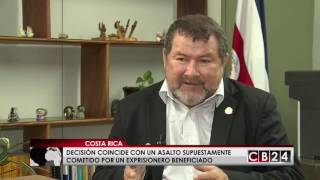 Suspenden liberación de reos en Costa Rica [upl. by Oidualc]