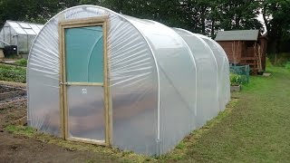 How to Build a Polytunnel  Polytunnel Construction [upl. by Ennovahc691]