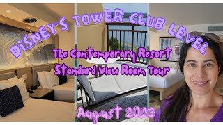 🌟 Stunning 14th Floor Tower Club Level Room Tour at Disneys Contemporary Aug 2023 Best Room Ever 💎 [upl. by Hanah334]