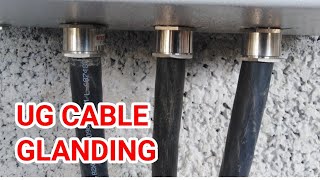 UG CABLE GLANDING CABLE INSTALLATION CHANGEOVER SWITCH [upl. by Laurita]