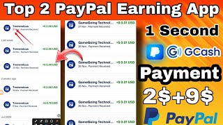 Top 2 PayPal Earning App  Paypal Earning Apps  Paypal Earning App Today [upl. by Kling]