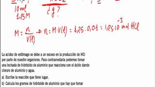 Quimica 1º bachillerato reacciones quimicas ejercicios resueltos [upl. by Ecirtnom]