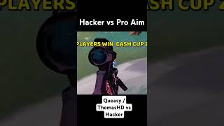 Hacker vs Pro Aim hacker hackerexposed aimbot fortniteshorts fortnite gaming cheater games [upl. by Zimmerman908]