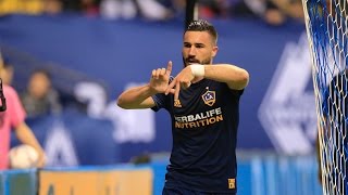 GOAL Romain Alessandrini gets his first goal for the LA Galaxy [upl. by Notseh]