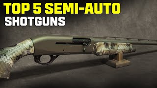 The TOP 5 BEST 12 Gauge SemiAuto Shotguns For 2024 [upl. by Newell3]