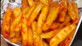 french fries recpie homemade crispy french fries recpie Mrspaulkitchen [upl. by Helaine]