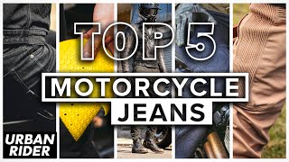 TOP 5 Motorcycle Jeans 2023 [upl. by Xam]