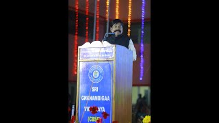 KALIYAMOORTHI IPS sir speech in SRI GNANAMBIGAA VIDYALAYA CBSE schoolulundurpet [upl. by Ineslta567]