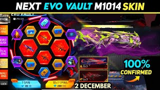 Next Evo Vault M1014 Confirmed 😍  December Evo Vault Gun Skins Konsi Aayegi  Free Fire New Event [upl. by Marin]