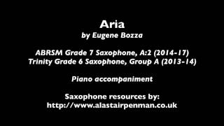 Aria by Eugene Bozza Piano accompaniment [upl. by Jeunesse446]