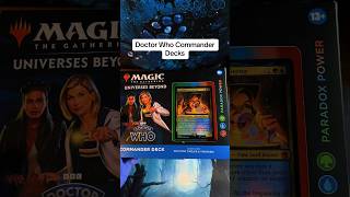 Doctor Who Commander Decks unboxing mtg doctorwho edh universesbeyond magicthegathering tcg [upl. by Lennod507]