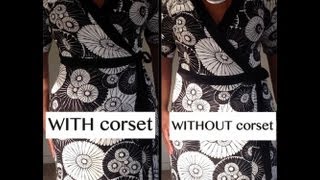 Wearing Underbust Corset Underneath Clothes  Corset Waist Training Day 3 [upl. by Tallie]