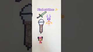 Mini Pixel art ideas ✨️ pixel pixelartideas pixelart cute jaxdigitalcircus drawing [upl. by Llewon]