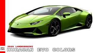 2020 Lamborghini Huracan EVO Colors [upl. by Yokum934]