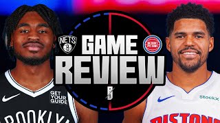 Game Review  Pistons  Nets  Game 7 [upl. by Lyrehc69]