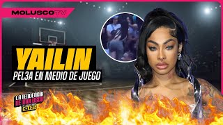 Yailin en medio de P3lea en juego de Baloncesto Anuel Celebra a Trump y le tira a Youngchimi [upl. by Windsor]