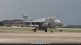 Marine Corps EA6B Prowler Demo 2014 MCAS Cherry Point Airshow [upl. by Riccio]