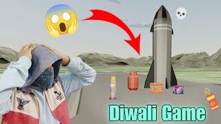 Diwali Patakhe Game  Firecracker Game In Hindi Diwali  Diwali Special Video [upl. by Emarej]