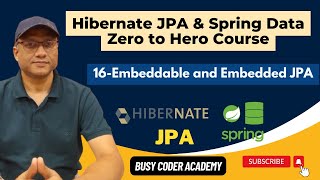 16Embeddable and Embedded JPAHibernate JPA amp Spring Data Course 🔥🔥 [upl. by Lauren]