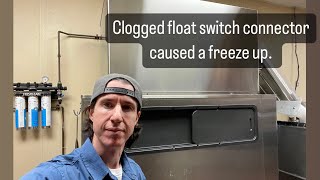 Hoshizaki ice machine beeping  float switch adjustment [upl. by Ivar]