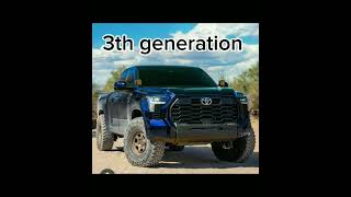 Evolution of Toyota tundra [upl. by Rollecnahc391]