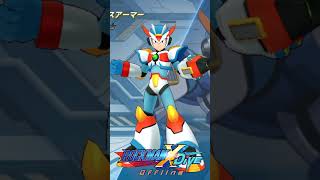 ロックマンX DiVE キャラクター紹介 「Xマックスアーマー」 Shorts [upl. by Trudey]