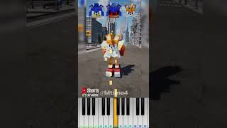 Sonic Tapes x SonicEXE Tapes x Shin Tails Tapes EVOLUTION Transform Mtime4  Piano Tutorial [upl. by Junia]