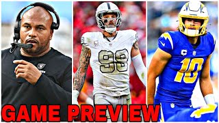 Breaking Down how the Raiders can beat the Chargers  Key Matchups Scheme Breakdown  More [upl. by Tanitansy620]