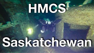 Diving the HMCS Saskatchewan in Nanaimo BC [upl. by Kessler]