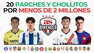 💸 20 PARCHES  CHOLLITOS FANTASY POR MENOS DE 2 MILLONES  📋 BIWENGER 2425 [upl. by Kuehnel]