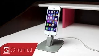 Schannel  Mở hộp dock sạc Twelve South HiRise dành cho iPhone 5 iPad Mini  CellphoneS [upl. by Enahpets]