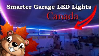 100ft LED Lights Garage Install  Govee RGBIC 100ft LED [upl. by Sharman590]