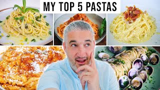 Vincenzos Plate 5 Top Pasta Recipes My Favorite Pasta Dishes [upl. by Tsenrae]