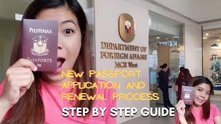 NEW PASSPORT AND RENEWAL PROCESS ONLINE APPLICATION STEP BY STEP GUIDE  DFA SM MANILA  TAKE 2 [upl. by Charmion715]